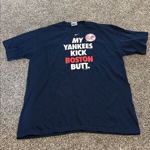 Nike Yankees Kick Boston Butt T-shirt Size XL